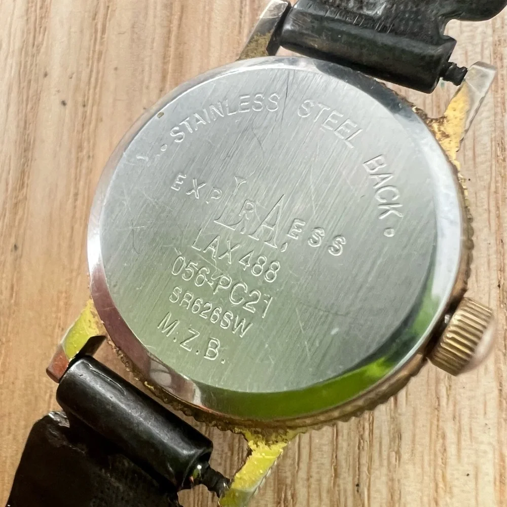 VTG LA Express ladies southwestern Sterling silver eagle watch NEW BATTERY